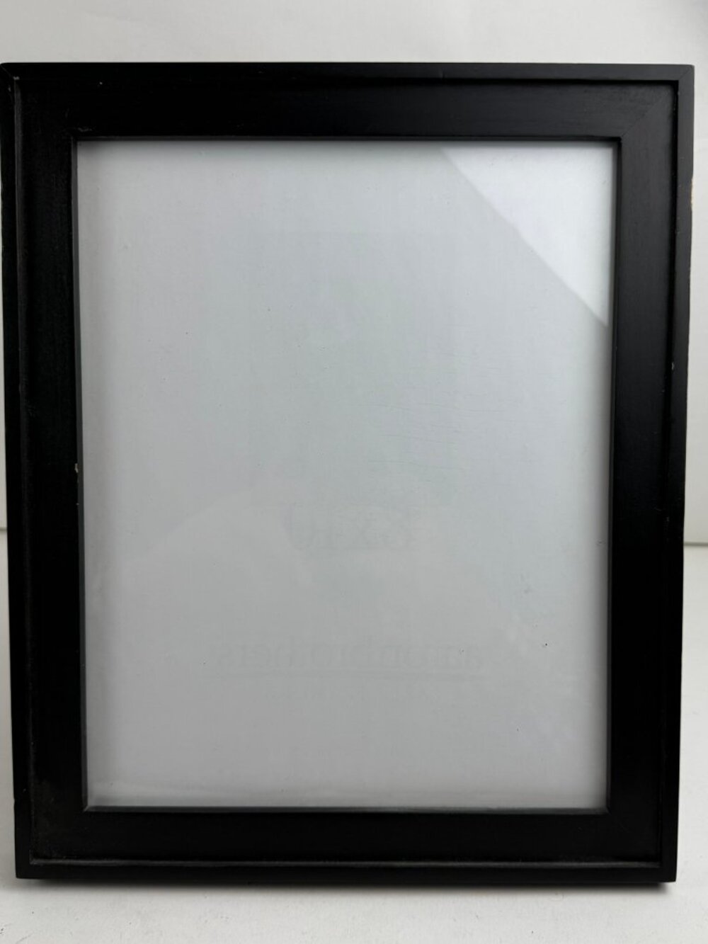 Aaron Brothers Steinbeck Thin Black Picture Frame 8x10 Tabletop Wall Mount